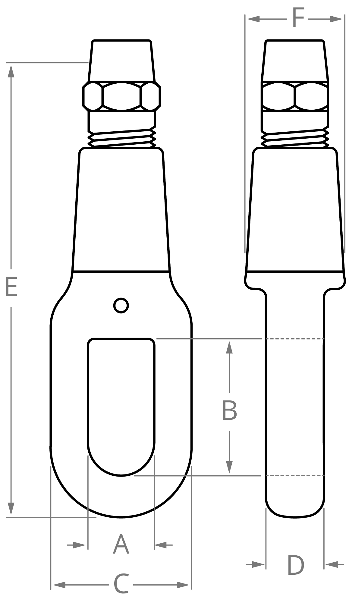 Oval Eye Socket Fitting - Image 2